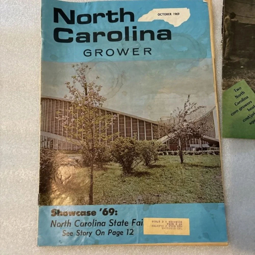 Ten North Carolina Grower Magazines‎ RARE 1969 And 1970